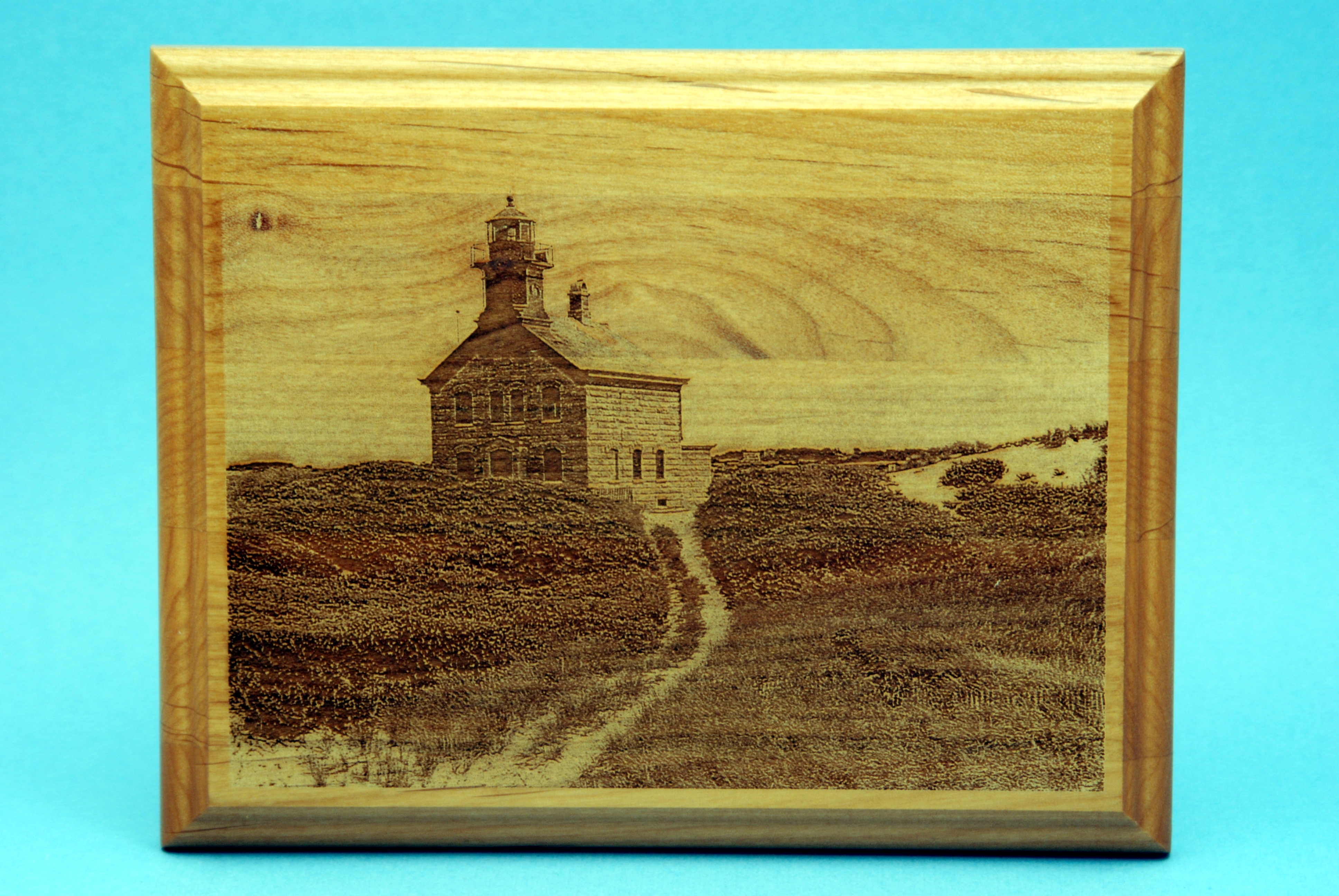 8" X 10" Laser Engraved Wood Photo Plaque