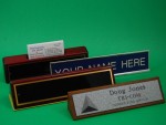 Desk Nameplates in a wide range of styles and materials