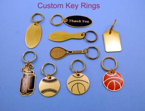 A wide selection of Engraved Key Rings