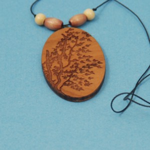 Engraved Tree-2 Necklace