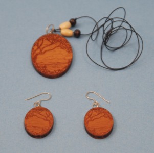 Tree Necklace & Earrings